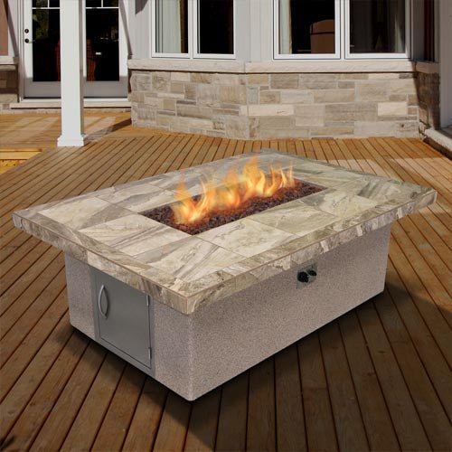 Cal Flame Outdoor Fire pit 48 inch FPT - RT501M - Majestic Patio