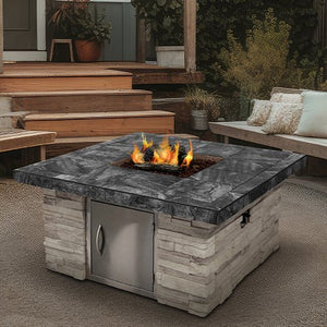 Cal Flame Outdoor Fire pit 48 inch FPT - S301M - Majestic Patio