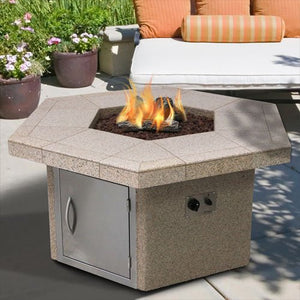 Cal Flame Outdoor Fire Pit 55 inch FPT - H401M - Majestic Patio