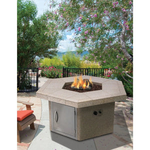 Cal Flame Outdoor Fire Pit 55 inch FPT - H401M - Majestic Patio