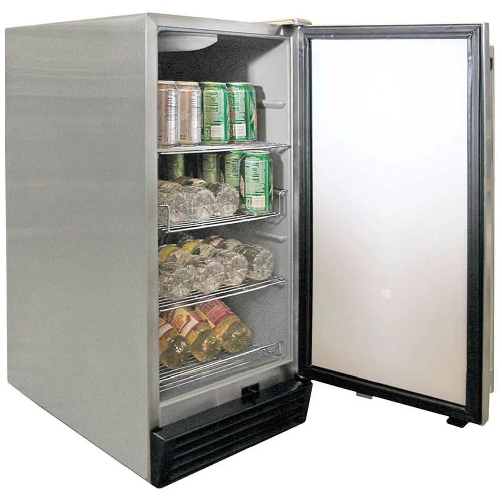 Cal Flame Outdoor Stainless Steel Refrigerator 3.25 cu. ft. BBQ10710 - Majestic Patio