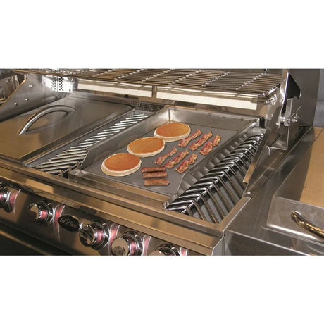 Cal Flame P4 32 Inch 4 Burner Built - In Grill with Rotisserie, Griddle BBQ19P04 - Majestic Patio