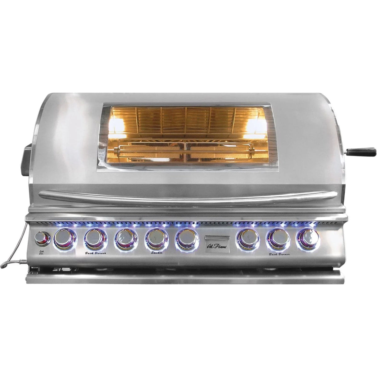 Cal Flame Top Gun 40 Inch 5 Burner Built - In Convection Grill BBQ19875CTG - Majestic Patio