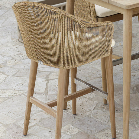 Calixto Barstool with Sunbrella Cushion - Majestic Patio