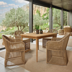 Calixto Square Teak Dining Table - Majestic Patio