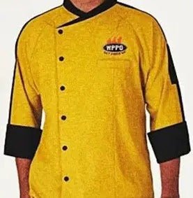 Chef Coat Yellow, sizes SM-XXXXL - Majestic Patio