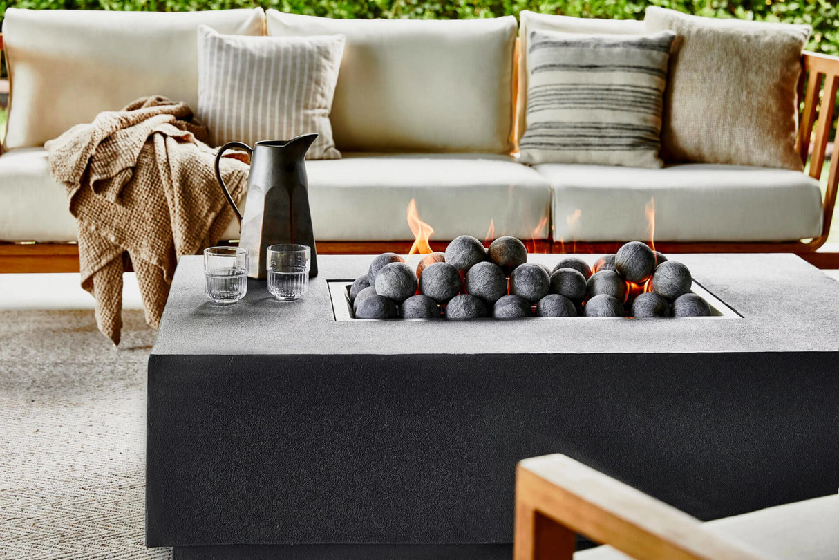 Concrete Fire Pit Table - Majestic Patio