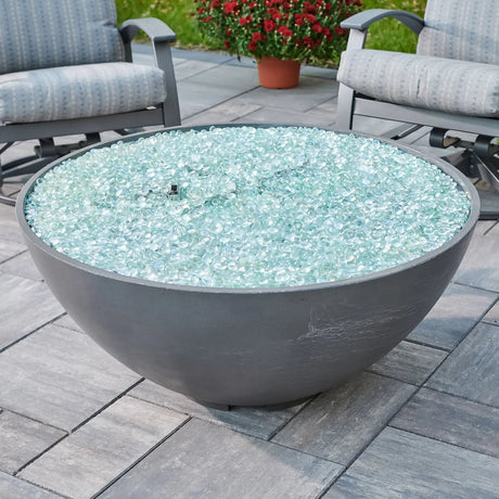 Cove Edge Round Gas Fire Pit Bowl 42" - Majestic Patio