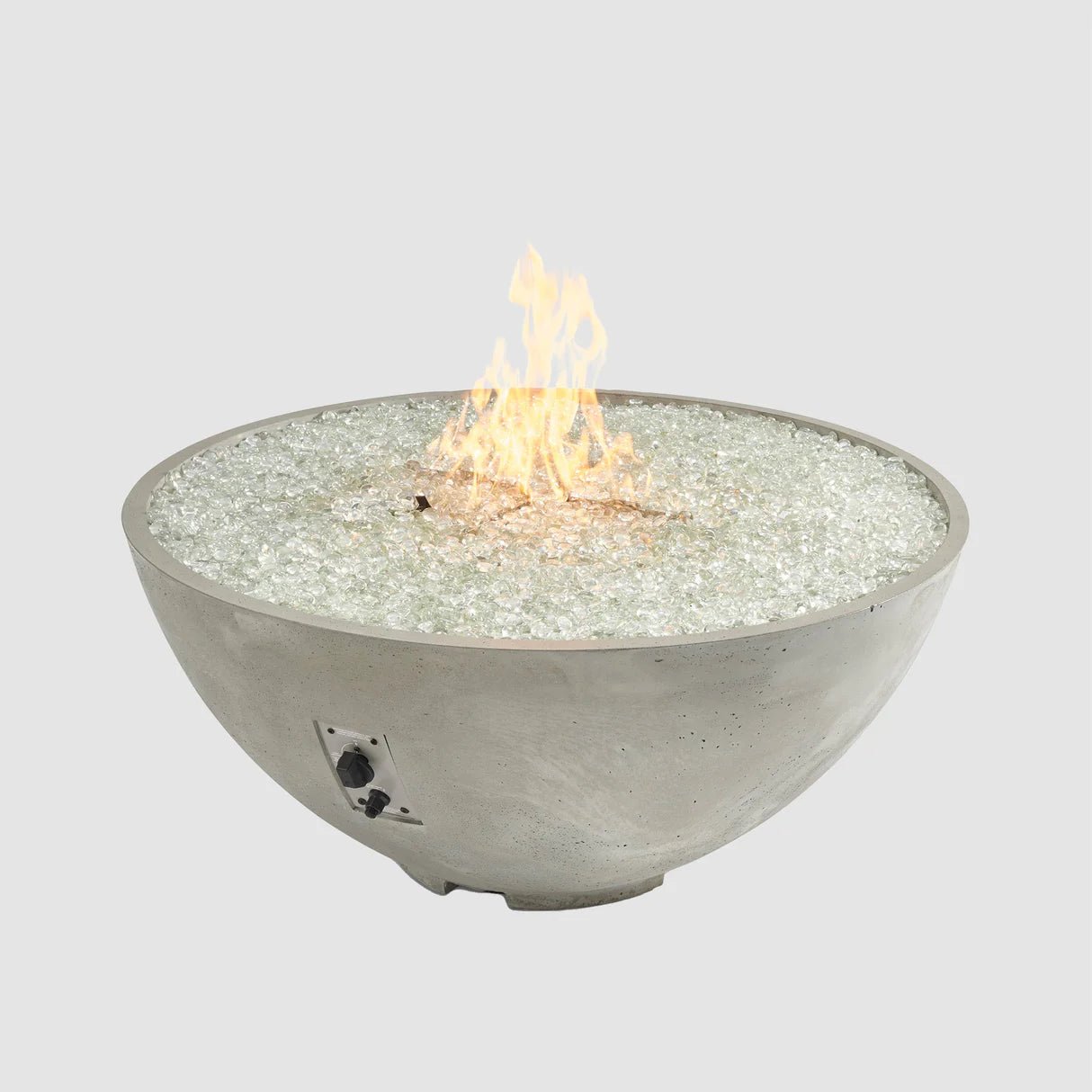 Cove Edge Round Gas Fire Pit Bowl 42" - Majestic Patio