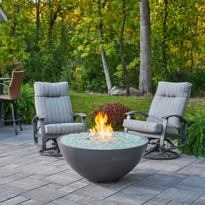 Cove Edge Round Gas Fire Pit Bowl 42" - Majestic Patio