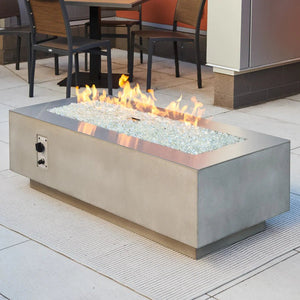 Cove Linear Gas Fire Pit Table 54" - Majestic Patio