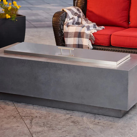 Cove Linear Gas Fire Pit Table 54" - Majestic Patio