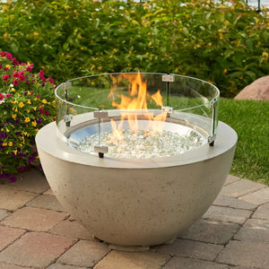 Cove Round Gas Fire Pit Bowl 29" - Majestic Patio