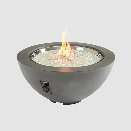 Cove Round Gas Fire Pit Bowl 29" - Majestic Patio