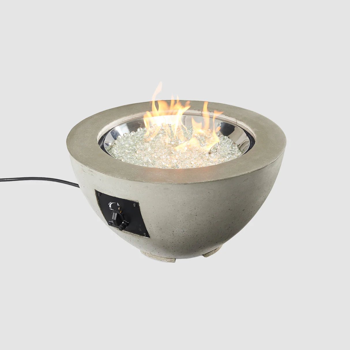 Cove Round Gas Fire Pit Bowl 29" - Majestic Patio