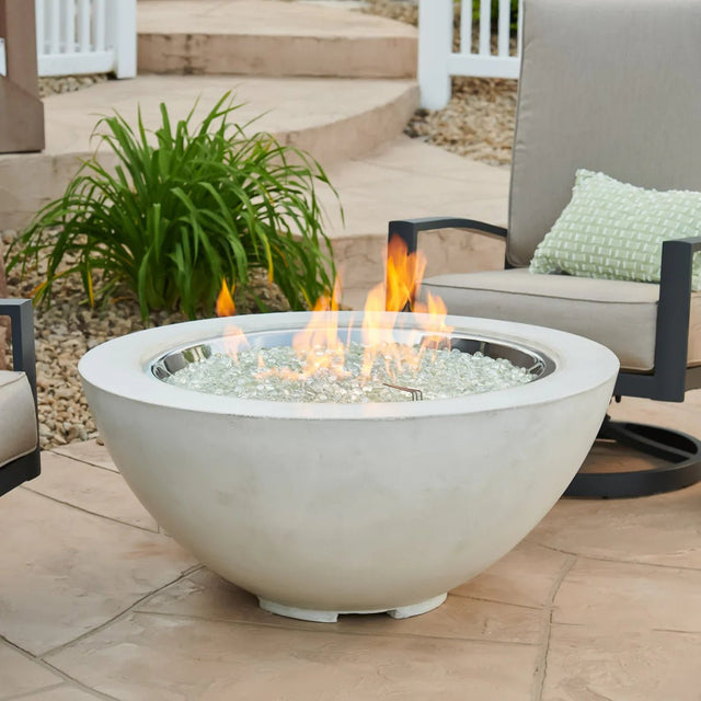 Cove Round Gas Fire Pit Bowl 42" - Majestic Patio