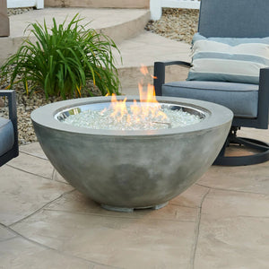 Cove Round Gas Fire Pit Bowl 42" - Majestic Patio