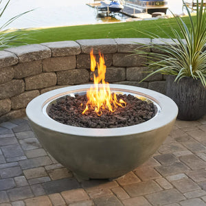 Cove Round Gas Fire Pit Bowl 42" - Majestic Patio