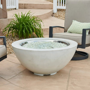 Cove Round Gas Fire Pit Bowl 42" - Majestic Patio