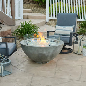 Cove Round Gas Fire Pit Bowl 42" - Majestic Patio