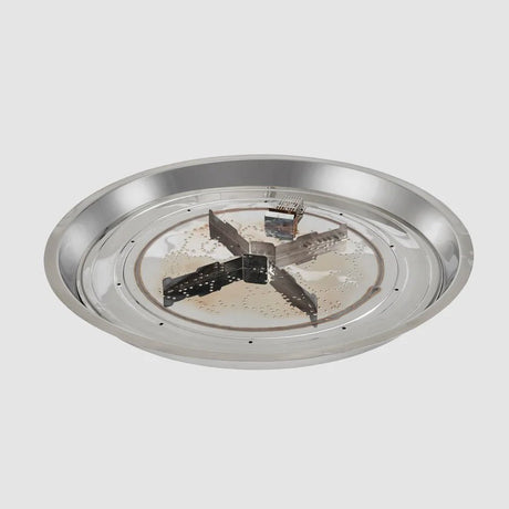 Crystal Fire Plus Round Gas Burner - Majestic Patio