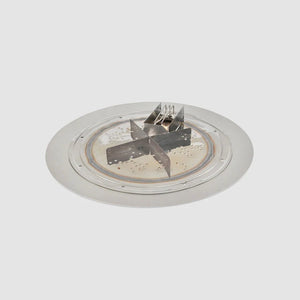 Crystal Fire Plus Round Gas Burner Insert and Plate Kit - Majestic Patio