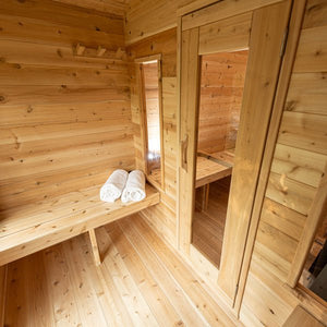 CT Georgian Cabin Sauna with Changeroom - Majestic Patio