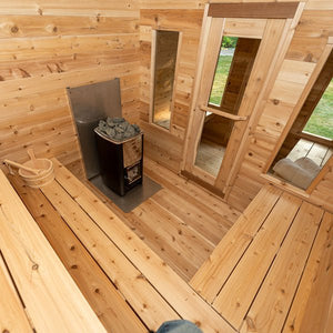 CT Georgian Cabin Sauna with Changeroom - Majestic Patio