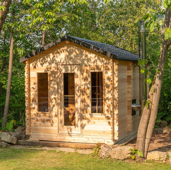 CT Georgian Cabin Sauna with Changeroom - Majestic Patio