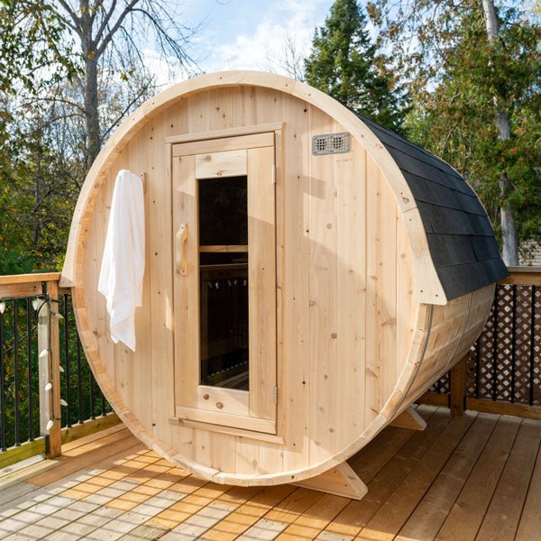 CT Harmony Barrel Sauna (Electric Heater Sauna) - Majestic Patio