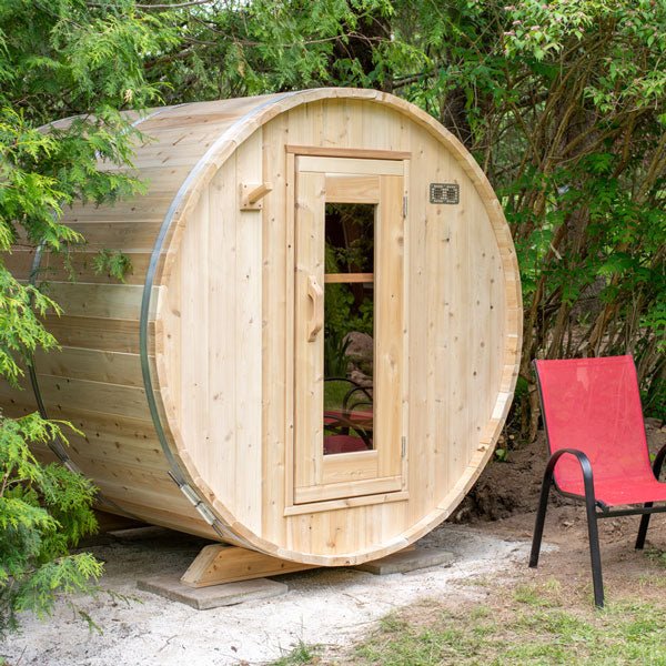 CT Harmony Barrel Sauna (Electric Heater Sauna) - Majestic Patio