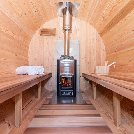 CT Harmony Barrel Sauna (Electric Heater Sauna) - Majestic Patio