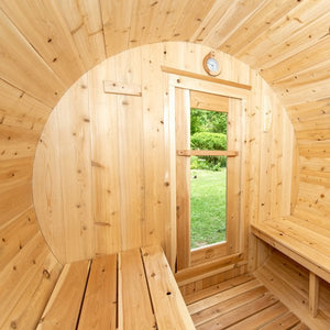 CT Harmony Barrel Sauna (Electric Heater Sauna) - Majestic Patio