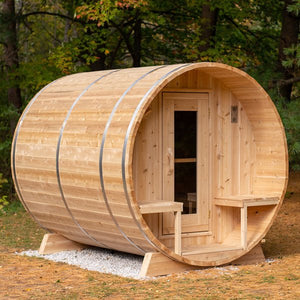 CT Serenity Barrel Sauna (Electric Heater Sauna) - Majestic Patio