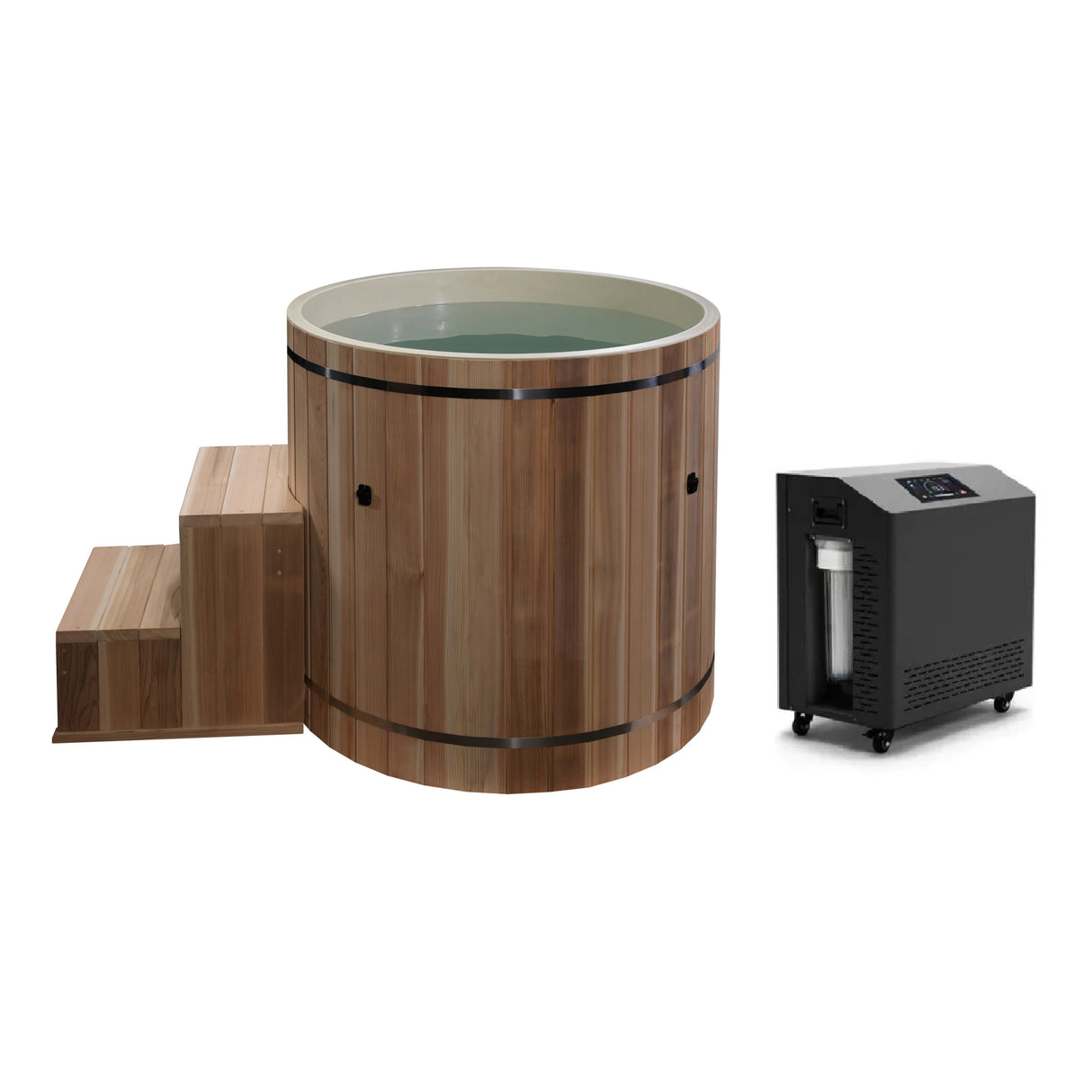 DCT Barrel - Plastic with Pacific Cedar Exterior - Majestic Patio