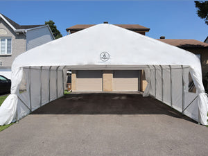 Deluxe Double Car Shelter 20′ x 20′ - Majestic Patio