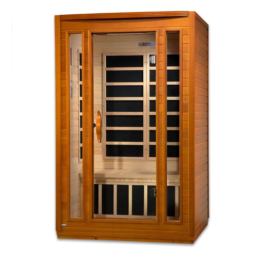 DYN - 6206 - 01 Dynamic Ultra Low EMF Far Infrared Sauna, San Marino Elite Edition - Majestic Patio