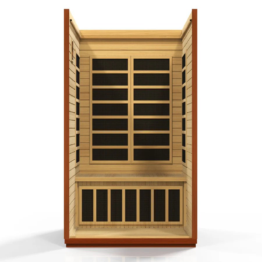 DYN - 6206 - 01 Dynamic Ultra Low EMF Far Infrared Sauna, San Marino Elite Edition - Majestic Patio