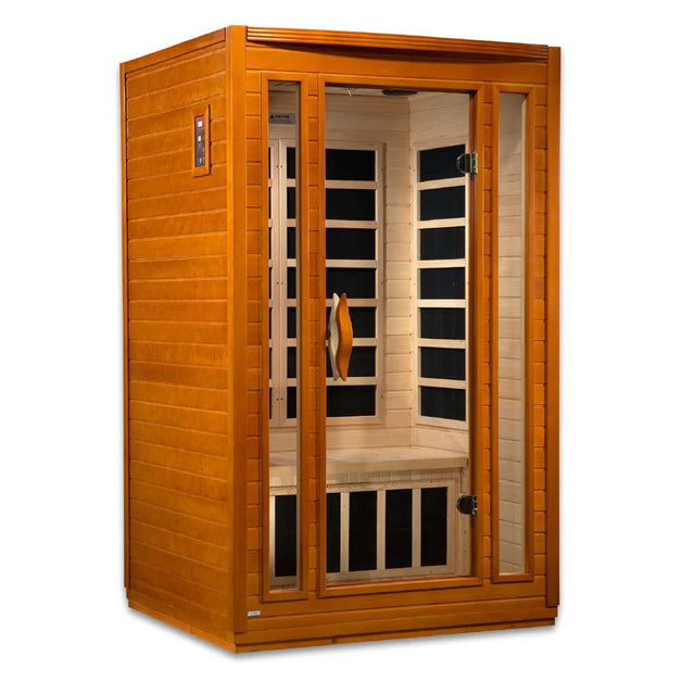 DYN - 6206 - 01 Dynamic Ultra Low EMF Far Infrared Sauna, San Marino Elite Edition - Majestic Patio