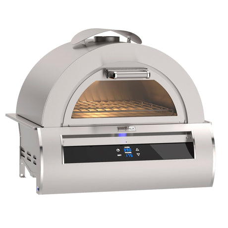 Echelon Built - In Pizza Oven with Black Glass - Majestic Patio