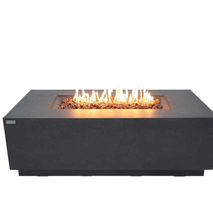 Elementi Andes Fire Table with Internal Propane Tank Holder - Majestic Patio