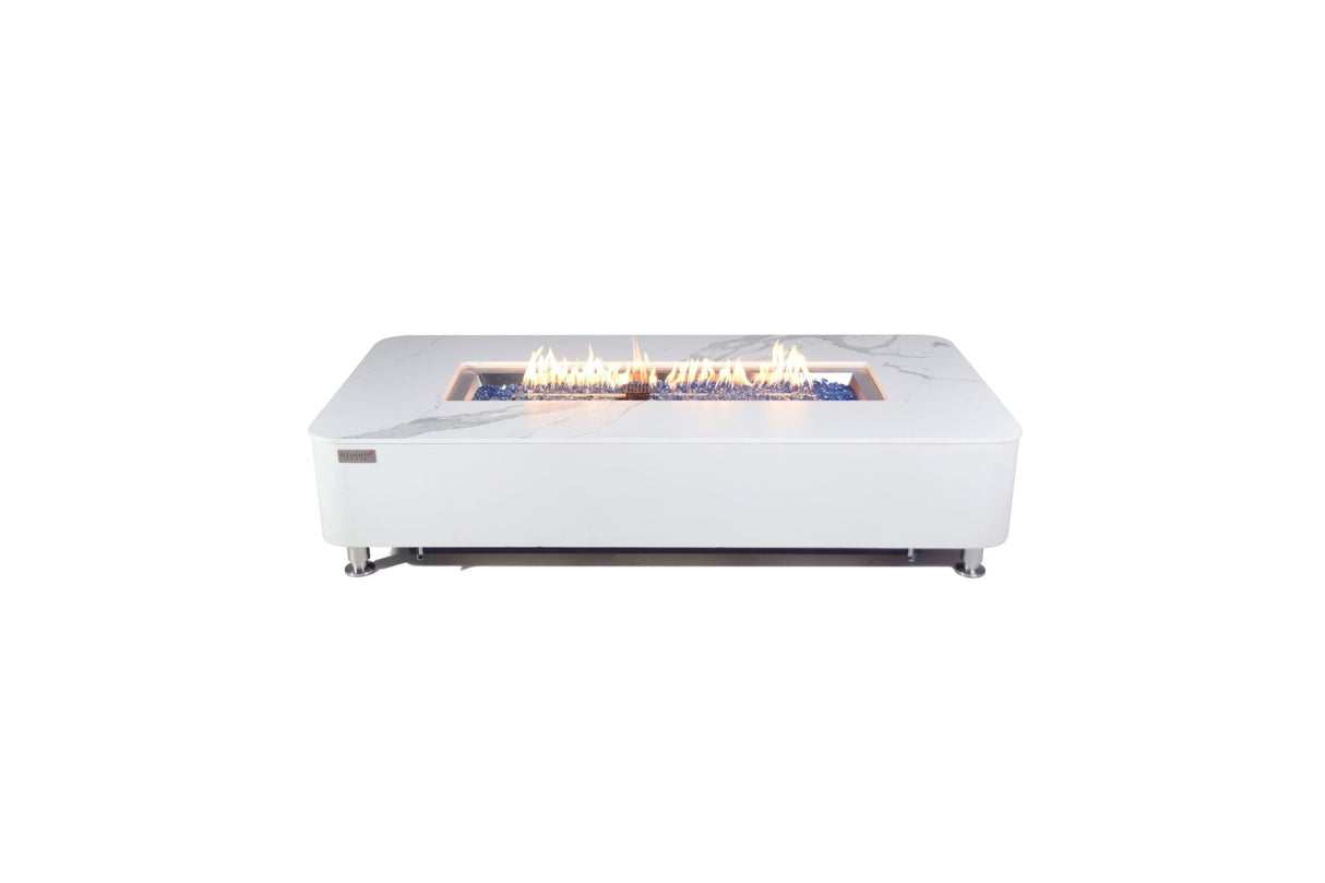 Elementi Athens & Valencia Porcelain Fire Table - Majestic Patio