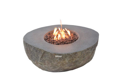 Elementi Boulder Fire Table - Majestic Patio