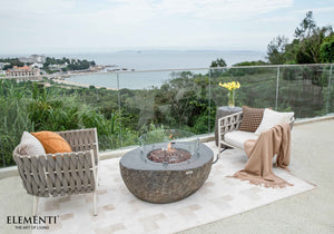 Elementi Boulder Fire Table - Majestic Patio