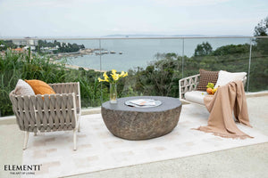 Elementi Boulder Fire Table - Majestic Patio