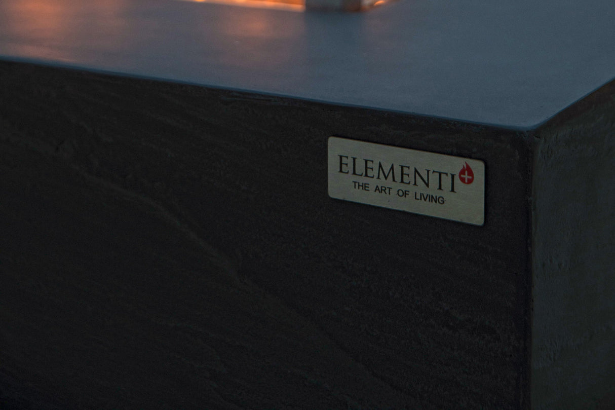 Elementi Capertee & Roraima & Uluru Square Sandstone Fire Table - Majestic Patio