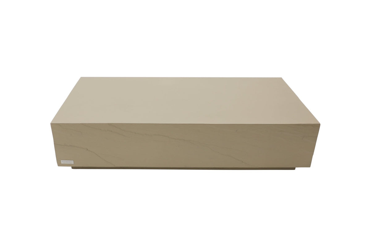 Elementi Colorad L60" Rectangular Concrete Coffee Table - Majestic Patio