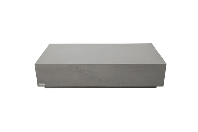 Elementi Colorad L60" Rectangular Concrete Coffee Table - Majestic Patio