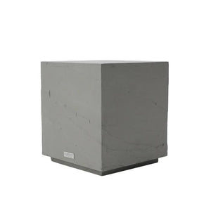 Elementi Colorado 17.7" Square Concrete Side Table - Majestic Patio