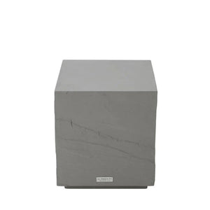 Elementi Colorado 17.7" Square Concrete Side Table - Majestic Patio